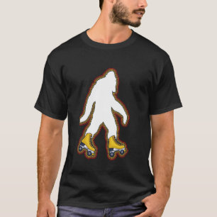 Roll Skate Sasquatch Skater Skating Sport Rollerbl T-Shirt