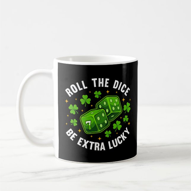 Roll the Dice Coffee Mug (Left)