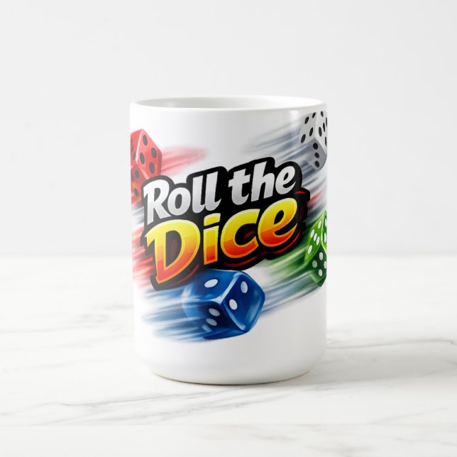 Roll the Dice Motion Mug (Center)