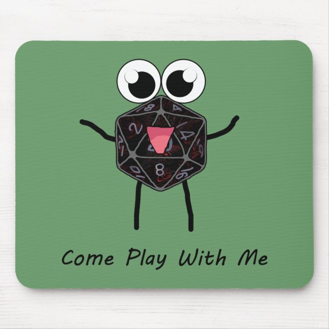Roll the Dice Mouse Pad (Front)