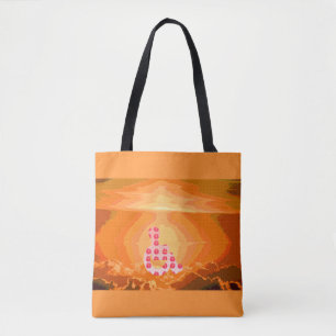 Roll with Flowers  Tote Bag