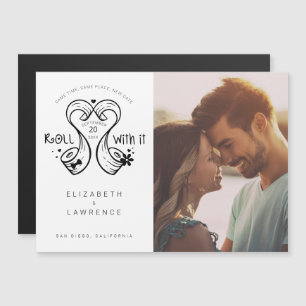 Roll With It Bride & Groom Toilet Paper Roll Photo