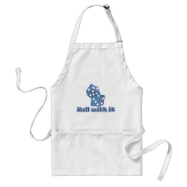 Roll with it - Dice Games Standard Apron (Front)