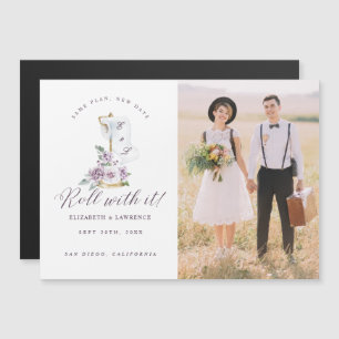 Roll With It Elegant Violet Florals & Toilet Paper