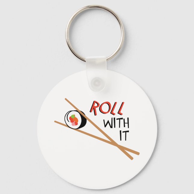 Roll With It Key Ring (Front)