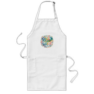 Roll with It T-Shirt – Funny Sushi Lover Graphic T Long Apron