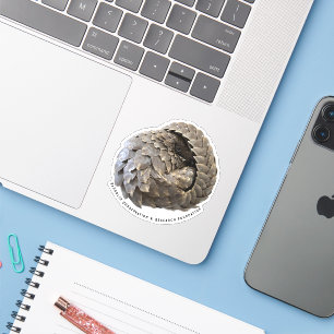 Rolled Pangolin PCRF Sticker