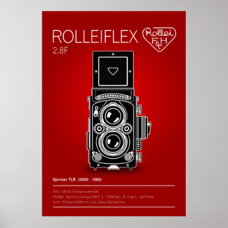 Rolleiflex 2,8F Poster
