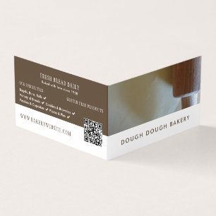 Roller and Pastry, Bakers, Bakery Store Detailed Business Card