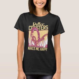 Roller Coaster Amusement Park Carnival Ride 4 T-Shirt