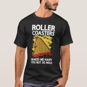 Roller Coaster Amusement Park Carnival Ride 6 T-Shirt