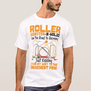 Roller Coaster Amusement Park Roller T-Shirt