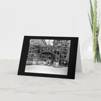 Roller Coaster at Glen Echo Park 1928 Card