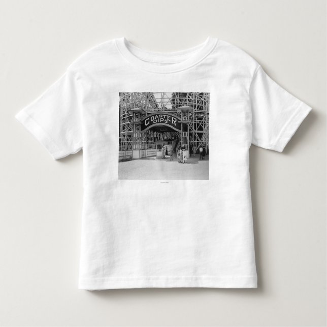 Roller Coaster at Glen Echo Park Photograph Toddler T-Shirt (Front)