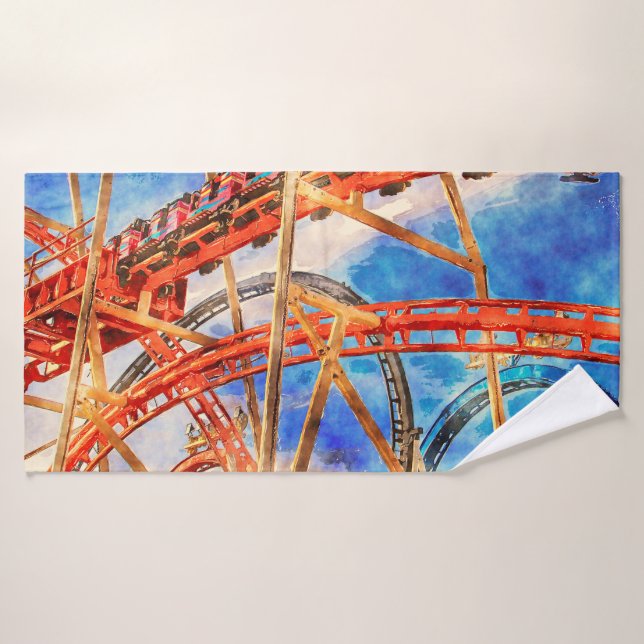 Roller coaster Bath Towel Set (Bath Towel)