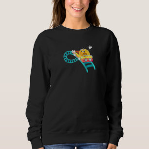Roller Coaster Bitcoin Coin Blockchain Crypto Mone Sweatshirt