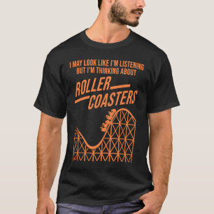 Roller Coaster Cute Amusement Park Kids T-Shirt