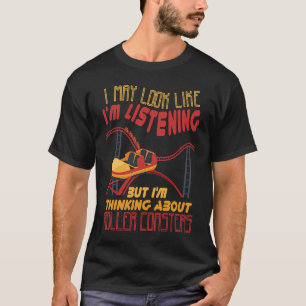 Roller Coaster Enthusiast Carnival Amusement Park T-Shirt