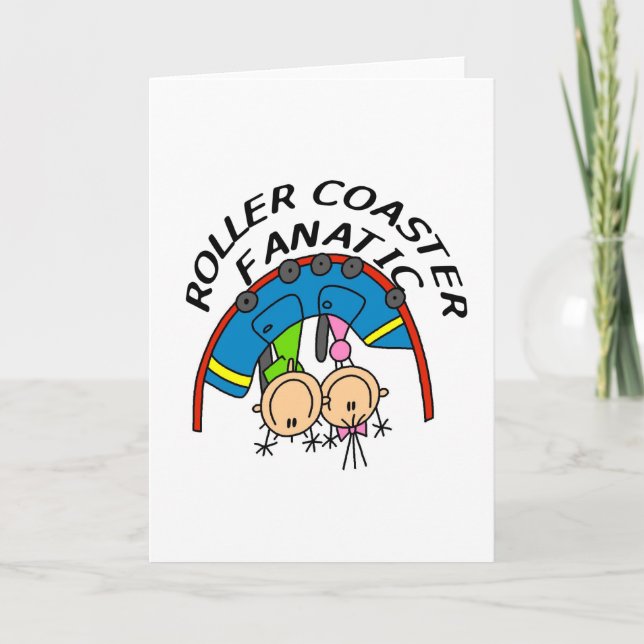 Roller Coaster Fanatic Card (Front)
