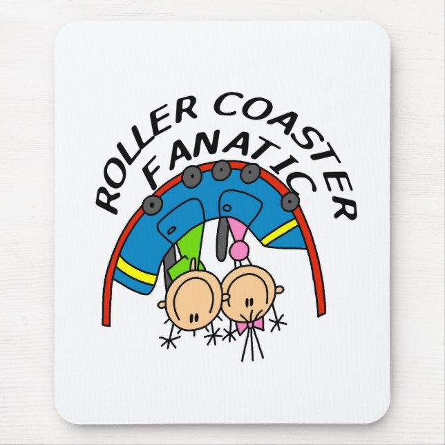Roller Coaster Fanatic Mouse Pad (Front)