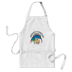 Roller Coaster Fanatic Tshirts and Gifts Standard Apron
