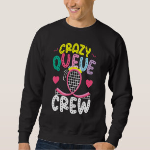 Roller Coaster  For Queue Crew For Girls And Women Sweatshirt