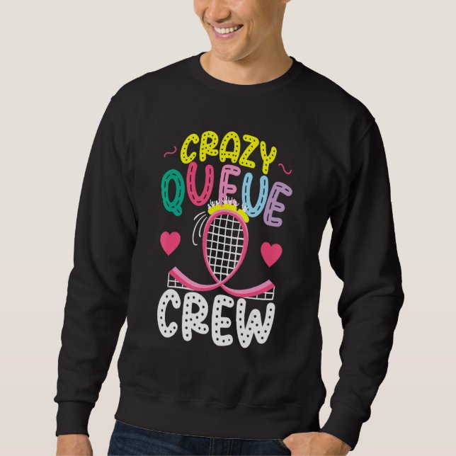 Roller Coaster  For Queue Crew For Girls And Women Sweatshirt (Front)