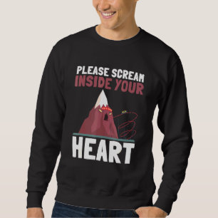 Roller Coaster Free Fall Tower - Please Scream Ins Sweatshirt