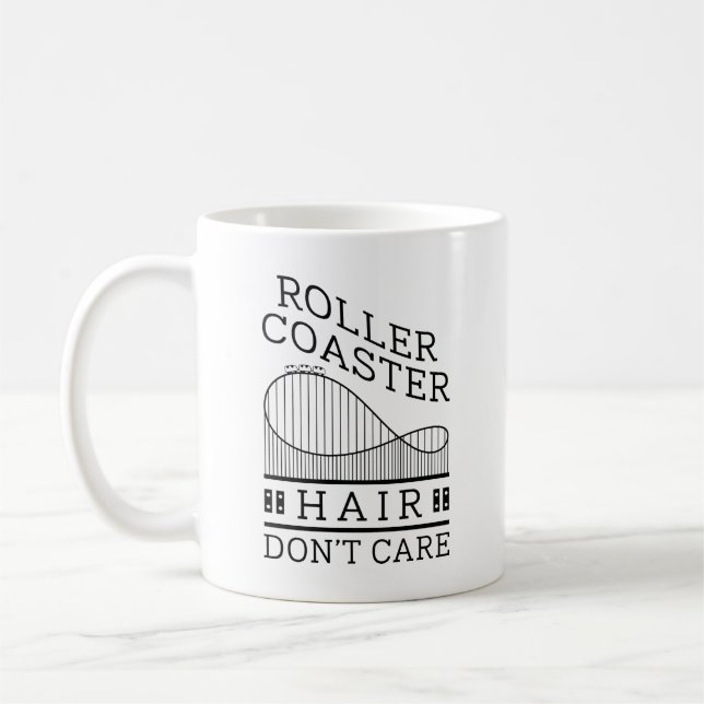 Roller Coaster Hair Coffee Mug (Left)