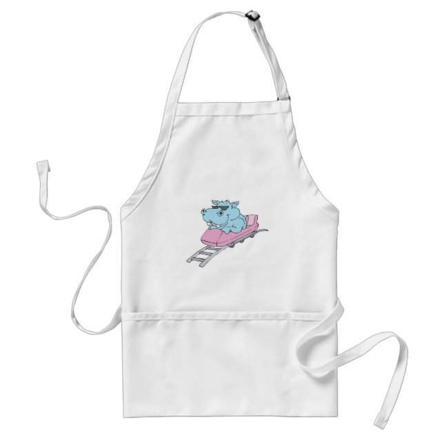 roller coaster hippo standard apron (Front)