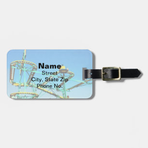 Roller Coaster Luggage Tag