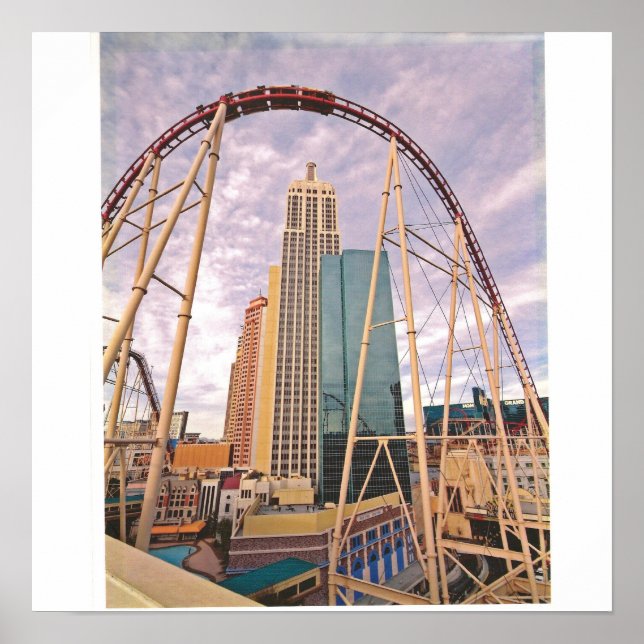 roller coaster NYNY Poster (Front)