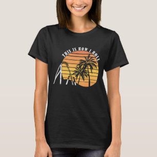 Roller Coaster Palm This Is How I Roll Amusement P T-Shirt