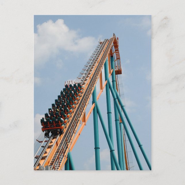 Roller Coaster Postcard (Front)