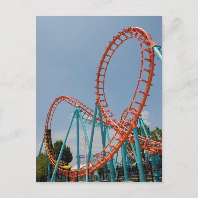 Roller Coaster Postcard (Front)