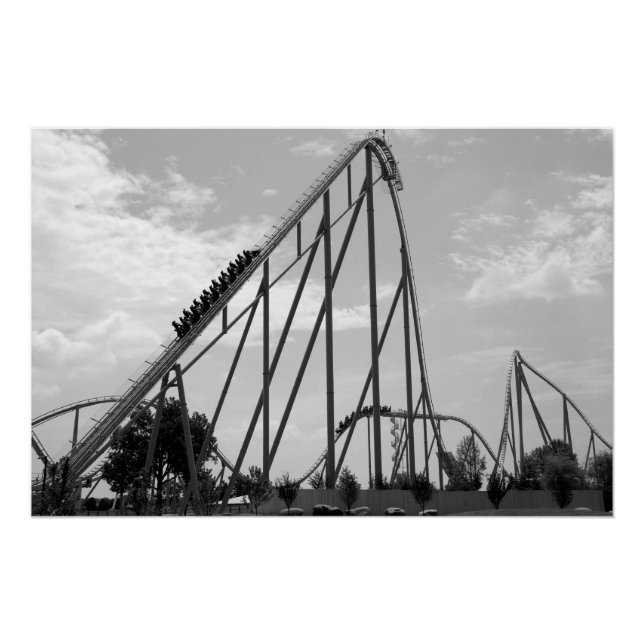 Roller Coaster Poster (Front)