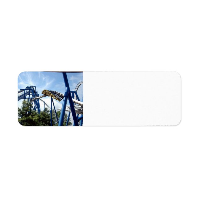 roller coaster return address label (Front)