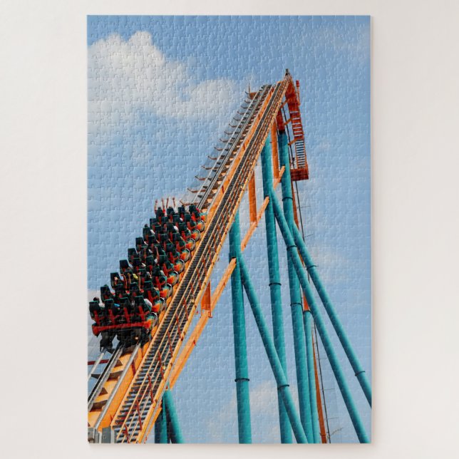 Roller Coaster Ride Jigsaw Puzzle (Vertical)