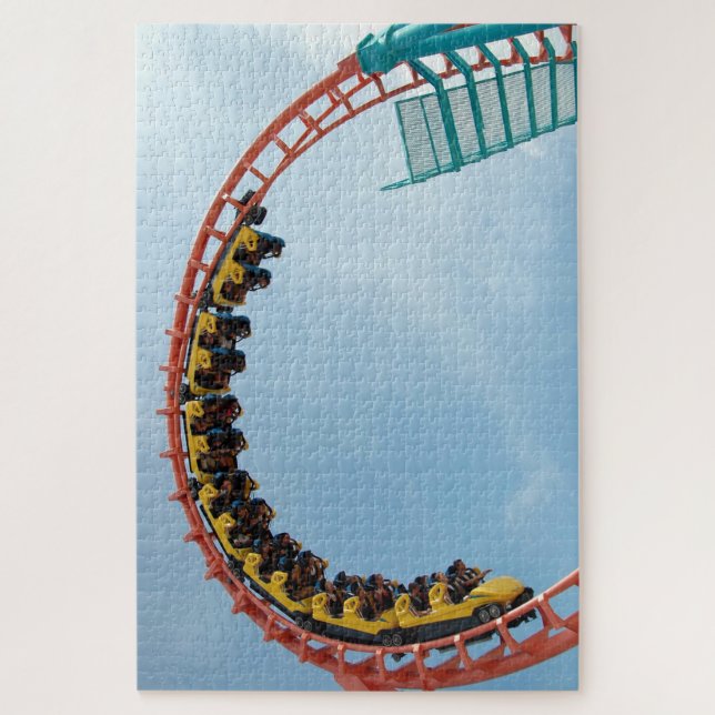 Roller Coaster Ride Jigsaw Puzzle (Vertical)