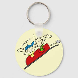 Roller Coaster Ride Tshirts and Gifts Key Ring