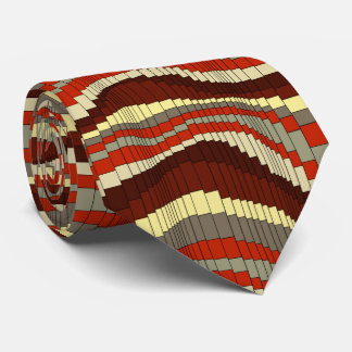Roller Coaster Striped Two-sided Tie