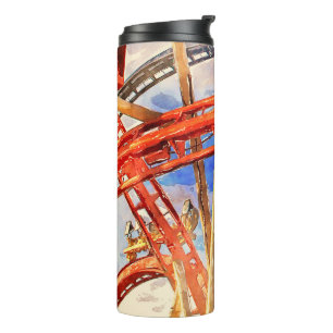 Roller coaster Thermal Tumbler