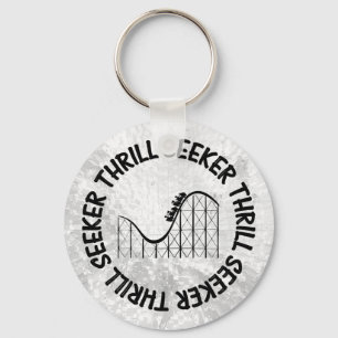 ROLLER COASTER THRILL SEEKER KEY RING