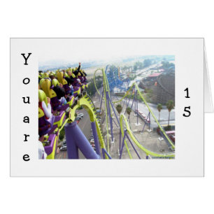 ROLLER COASTER THRILLS FOR THE **15** YEAR OLD