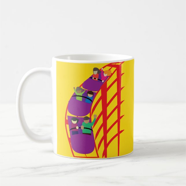 Roller Coaster Upclose Coffee Mug (Left)