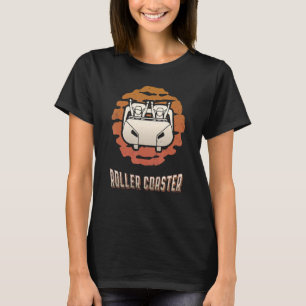 Roller Coaster Vintage Retro Classic Sunset T-Shirt