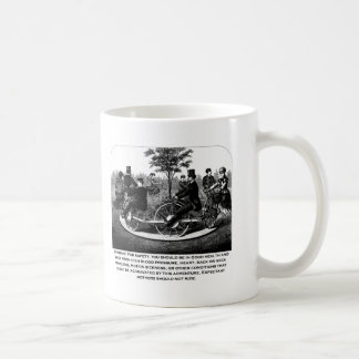 Roller Coaster Warning Coffee Mug