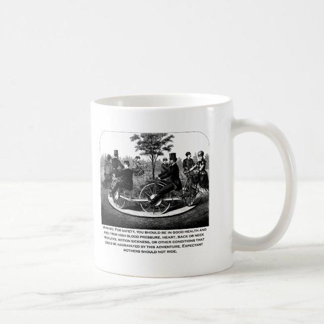 Roller Coaster Warning Coffee Mug (Right)