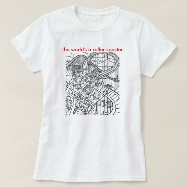 roller coaster world T-Shirt (Design Front)