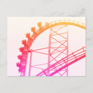 Roller Coaster X2 Six Flags Magic Mountain Postcard